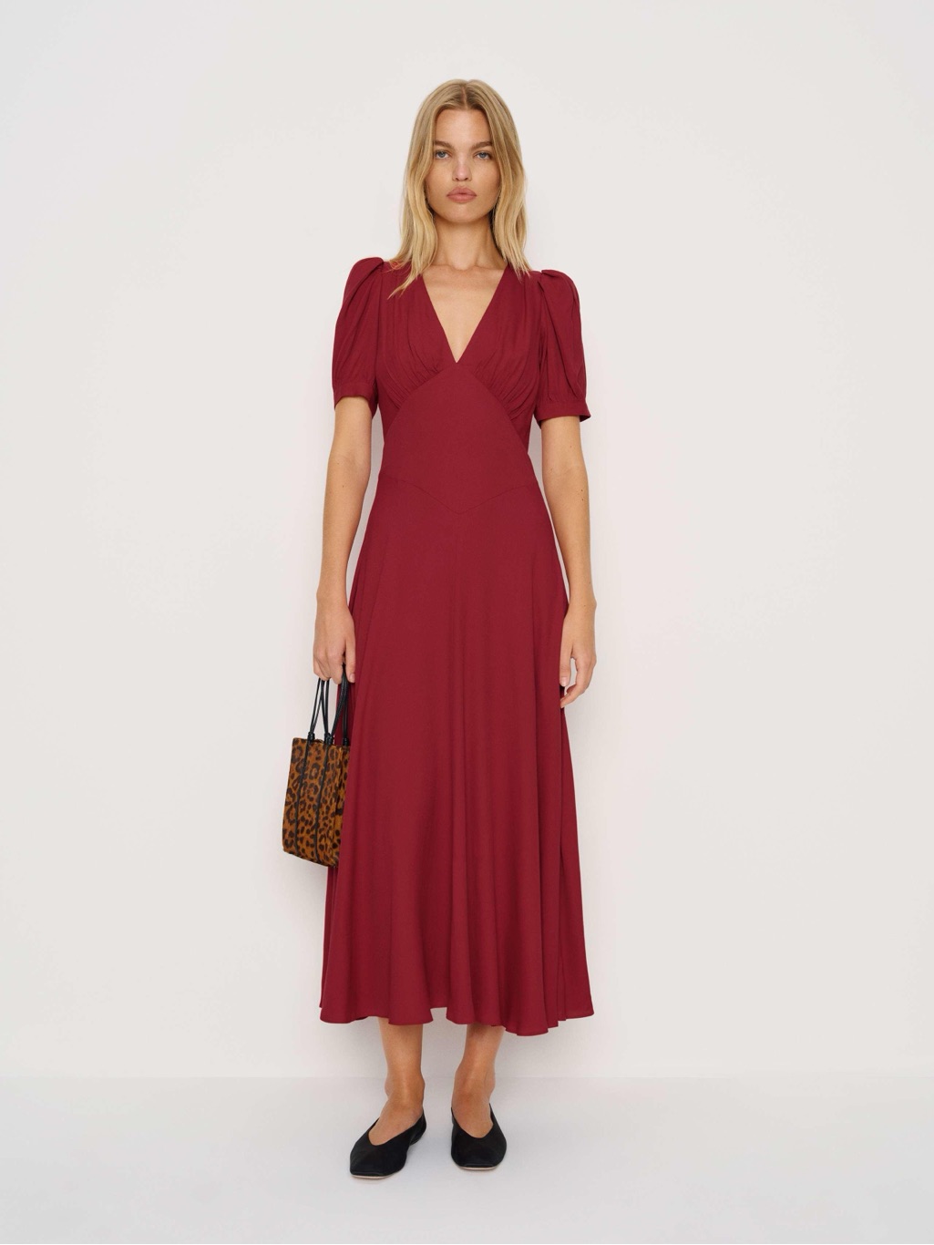 Reformation Naira Dress In Rubies Size 10 Reformation Maxi Dress
